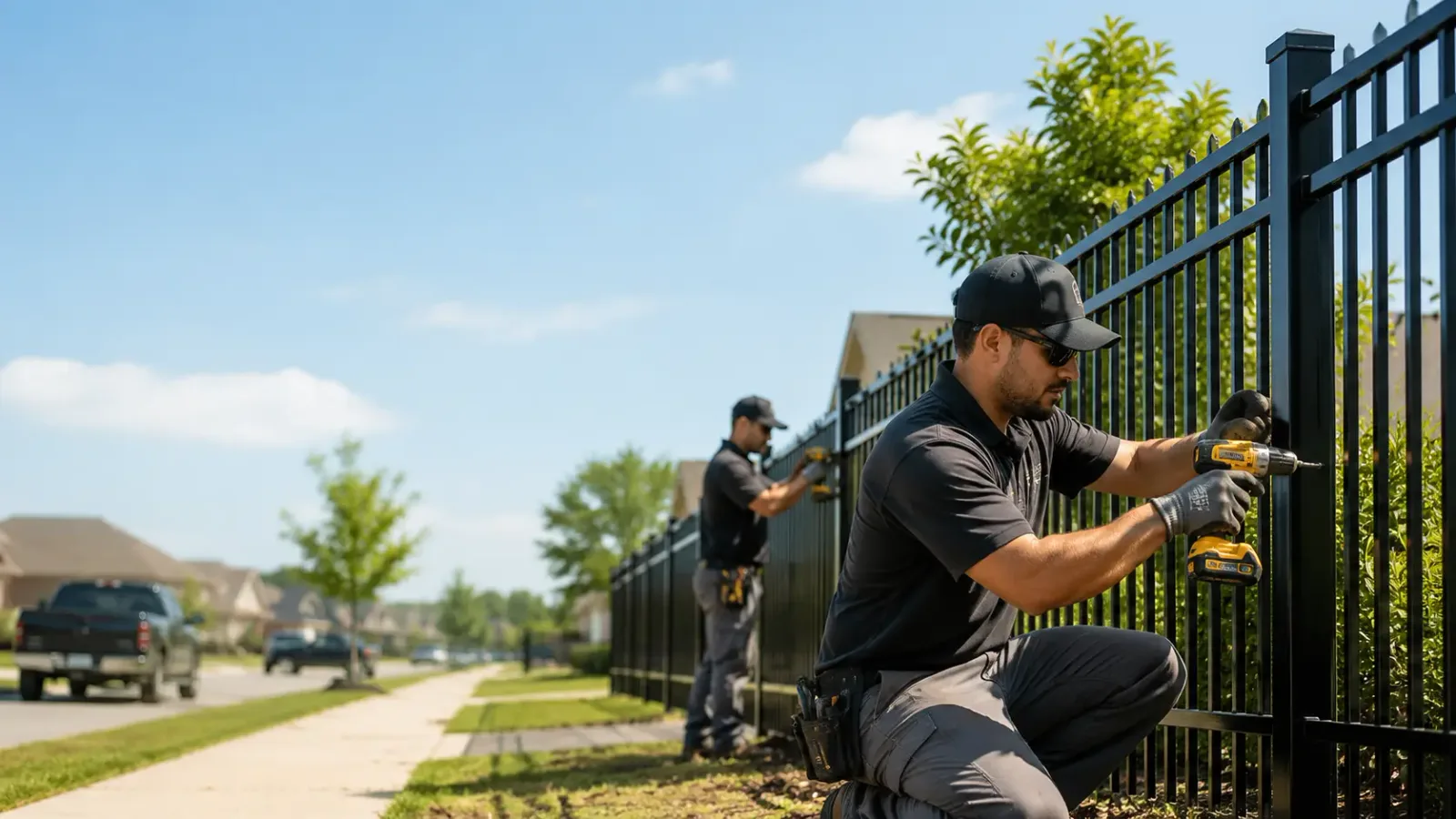 Metal Fence Installation in Thornton, PA